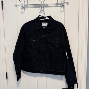 Old Navy Charcoal Button-Up Jacket